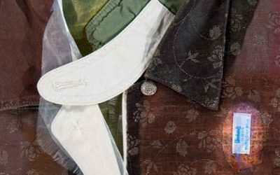 Weaving through weighty material