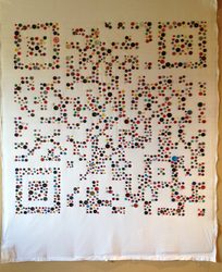 QR button blanket: Epic fail or a larger reading?