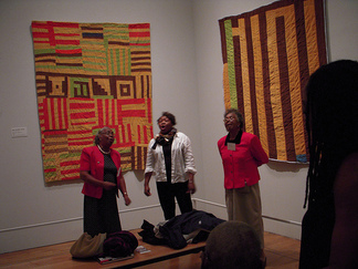 Strands connect to Deep South quilters and Occupy Vancouver