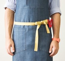 Designs on the halter dress-tool belt combo