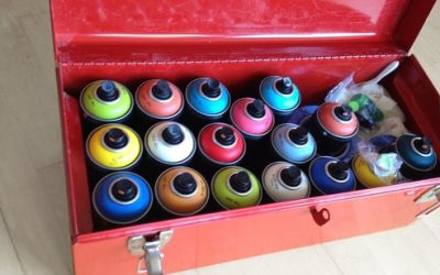More strange bedfellows: quilts and graffiti