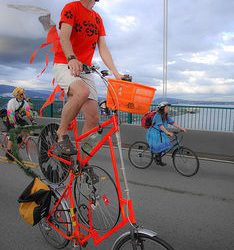 Public art tour by bike all part of the velorution
