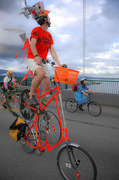 Public art tour by bike all part of the velorution