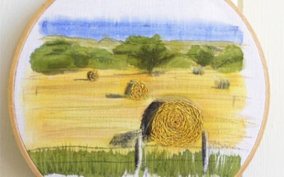 Big painting shift at little house on the prairie